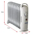 Öl Radiator kompact 11 Rippen max 1200W