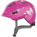 Abus Helme Fahrradhelm Smiley 3.0, Abus, S=45-50cm, pink butterfly
