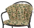 KETTtex 2455 Auflage für Royal Garden MWH Sessel Elegance gelb Efeu Sitzpolster (ohne Stuhl)