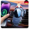 Auckly 15W Handyhalterung Auto mit Ladefunktion,【270° Automatische Klemmung】 Qi 