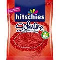 15 Beutel Hitschler Hitschies Erdbeer-Schnüre 100% Veggie a 125g Erdbeer