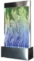 Xlmoebel Zimmerbrunnen LED Wasserwand mit Wasserblasen und beruhigenden Geräuschen, Hergestellt in Europa