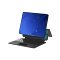 ISY ITF- 1001 mit Tastatur Folio Schutzhülle Dunkelgrau