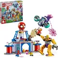 LEGO Marvel Spidey und seine Super-Freunde Das Hauptquartier von Spideys Team, Spider-Man-Spielzeug mit Fahrzeug und Mech, Geschenk für Jungs und ... - Bronze