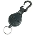 Key-Bak Schlüsselroller mit Karabiner, schwarz