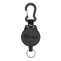 Key-Bak Uni Schlüsselrolle stabil Kevlarseil bis 15 Schlüssel mit Karabiner schwarz, KB 488 Securit, mehrfarbig, One Size, 2.5x12x19