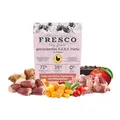 FRESCO Dog Complete Junior Trockenbarf Huhn 2,5kg | Barf Trockenfutter für Welpen & Junghunde mit Kürbis, Topinambur & Blütenpollen | aus frischem Fleisch, Obst und Gemüse | 100% natürliche Zutaten