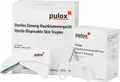 10x pulox Einweg Hautklammergerät Steril + Entferner (Set) Einweginstrument mit 35 Klammern Hautklammer und Klammerentferner