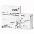 10x Pulox Einweg Hautklammergerät Steril + 10x Hautklammerentferner - im Set - 35 Klammern