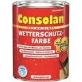 Consolan Wetterschutzfarbe moosgrün 220 2,5L Holzfarbe Deckfarbe - Grün