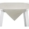 Pichler Tischwäsche Cordoba Mitteldecke 100x100 cm | platin - grau