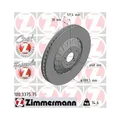 2x Bremsscheibe ZIMMERMANN 100.3375.75 passend für VAG