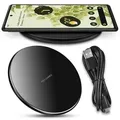 QI Wireless Ladegerät für Google Pixel 10 9a 9 Pro / XL / Fold Ladematte Ladestation - Schwarz