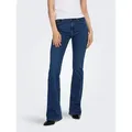 ONLY Bootcut-Jeans ONLBLUSH MW B-POC FLARED DNM PIM134 NOOS blau M