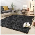 TT Home Teppich Diele, Esszimmer, Flur, Schlafzimmer, Wohnzimmer, Rechteckig, Höhe: 37 mm, Teppich Wohnzimmer Hochflor Langflor Weich Soft Modernes Einfarbiges D Rechteckig | 80 cm x 150 cm x 37 mm