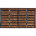 Hanse Home Kokosmatte Mix Mats, Schwarz, Hellbraun, Naturmaterialien, Uni, rechteckig, 40x60 cm, rutschfest, für Fußbodenheizung geeignet, rutschhemmend, pflegeleicht, widerstandsfähig, Teppiche & Böden, Fuß & Stufenmatten, Fußmatten und Schmutzfangmatten