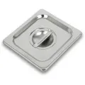 Vertes GN-Deckel 1/6 aus Edelstahl, mit Griff, rostfrei, kratzfest, -40°C bis +300°C, für Bain-Marie & vielseitigen Gastro-Einsatz