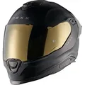 Nexx Y.100R Subsonic Helm, schwarz-gold, Größe M