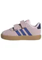 adidas Unisex Kinder VL Court 3.0 Hook and Loop Shoes Kids, Clear pink/Team royal Blue/Gum 3, 33 EU
