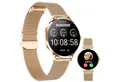 XCOAST SIONA 2 NANO - kleine Damen Smartwatch (37 cm, iOS Android) 6,9mm flach, Anrufe, Schrittzähler, Puls, Blutdruck, Schlafüberwachung, 1-tlg., 6,9mm hoch, 37mm Display, über 100 Sportarten, bis zu 6 Tage Akku, 6,9mm flach, Edelstahl, wasserdicht, 37mm AMOLED always-on Display