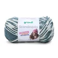 Gründl Scandinavia, Norwegermuster direkt aus dem Knäuel, 100g/165 m,70% Polyacryl/30% Wolle,NS 4-5 (07 blau-lichtgrau-natur)