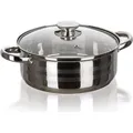 Kochtopf, traditionell, Edelstahl, mit Deckel Living 5,2 l - Silber