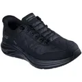 Skechers CONTOUR FOAM Slip-On Sneaker Slipper, Schnürschuh in veganer Verarbeitung, Cozy FitTM-Komfort schwarz 48,5 EU