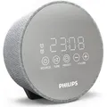 Philips TADR402/12 Radiowecker, Netzbetrieb, USB, Reserve-Batterie, grau - Grau