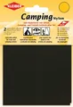 2 KLEIBER Camping-Flicken, Nylon, selbstklebend, schwarz