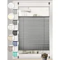 Sonello Plissee ohne Bohren Rollo Klemmfix für Fenster & Tür Lichtschutz, blickdicht, ohne Bohren, verspannt, Klemmfix, 70cm x 220cm Anthrazit/Dunkelgrau Faltrollo, Easyfix, Jalousie grau 70 cm x 220 cm