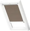 VELUX Dachfenster Wabenplissee muscat mit weißem Alu-Rahmen elektronisch FMC UK10 1165KWL