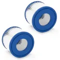 MidGard Pool-Filterkartusche Ersatz Filter VI PATRON ersetzt die Originalkartusche 58323 f. Bestway, Zubehör für Bestway 58323, Lay-Z-Spa, Miami, Vegas, Monaco, Paris, Hawaii, Palm Springs, und vielen anderen Pools und Whirlpools, Pool 6 Filter für Miami Monaco Lay-Z-Spa Vegas Palm Springs Flowclear