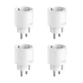 TAPO Energieverbrauchsanzeige (4er Pack) Smarte Mini WLAN Steckdose