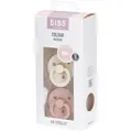 BIBS Colour Schnuller Gr. 2, 6-18 Monate, Ivory/ Blush