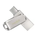 SanDisk Ultra Dual USB Flash Drive Luxe 128GB silber (186464) #1907497