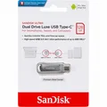 SanDisk Ultra Dual Drive Luxe USB-Stick Type-C/A USB 3.2 Gen.1 400 MB/s Metall