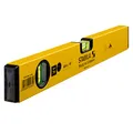 STABILA Wasserwaage Type 70, 40 cm, leichtes Alu-Profil, 1 Horizontal-Libelle, 1 Vertikal, Made in Germany, Gelb