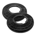 CBCF005 Aktivkohlefilter x 1er 2 Stück Dunstabzugshaubenfilter Kohlefilter Fi...
