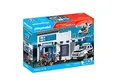 Playmobil 71602 Polizeistation Kommandozentrale + Polizei Auto + Hubschrauber