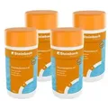 Steinbach Poolpflege Chlorgranulat – 0751201TS04 – 4x1 kg – Schnelllöslich/Effektiv/Neutralisierend – auch für Erstdosierung und Schockbehan