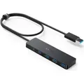 Anker 4-Port USB 3.0 Hub Black / 2ft - Schwarz