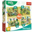 Trefl Puzzle Puzzle ings: Fun 4in1 (12,15,20,24 Stück), Puzzleteile