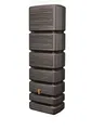 4rain Regenwasser-Wandtank Slim Wood Decor darkwood 350 Liter