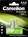 Camelion NH-AAA800ARBP2, Wiederaufladbarer Akku, AAA, Nickel-Metallhydrid (NiMH), 1,2 V, 2 Stück(e), 800 mAh