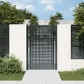 vidaXL Gartentor Anthrazit 105x200 cm Stahl