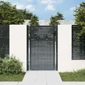 vidaXL Gartentor Anthrazit 100x150 cm Stahl NEU