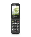 emporiaJOY 2G, Seniorenhandy, Klapphandy ohne Vertrag, Mobiltelefon mit Notruftaste, 2,8-Zoll-Display, Rot