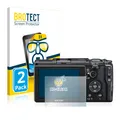 2x Display Schutz Folie für Ricoh GR II 2015 Zubehör Transparent