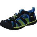 KEEN Unisex Kinder SEACAMP II CNX SCHWARZ/BRILLANTBLAU Sandale 34