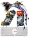 AZDelivery 5 x MB 102 Breadboard Kit - 830 Breadboard, Netzteil Adapter 3,3V 5V, 65Stk Steckbrücken kompatibel mit Arduino inklusive Ebook!